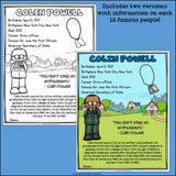 Black History Month Fact Sheets for Early Readers #4