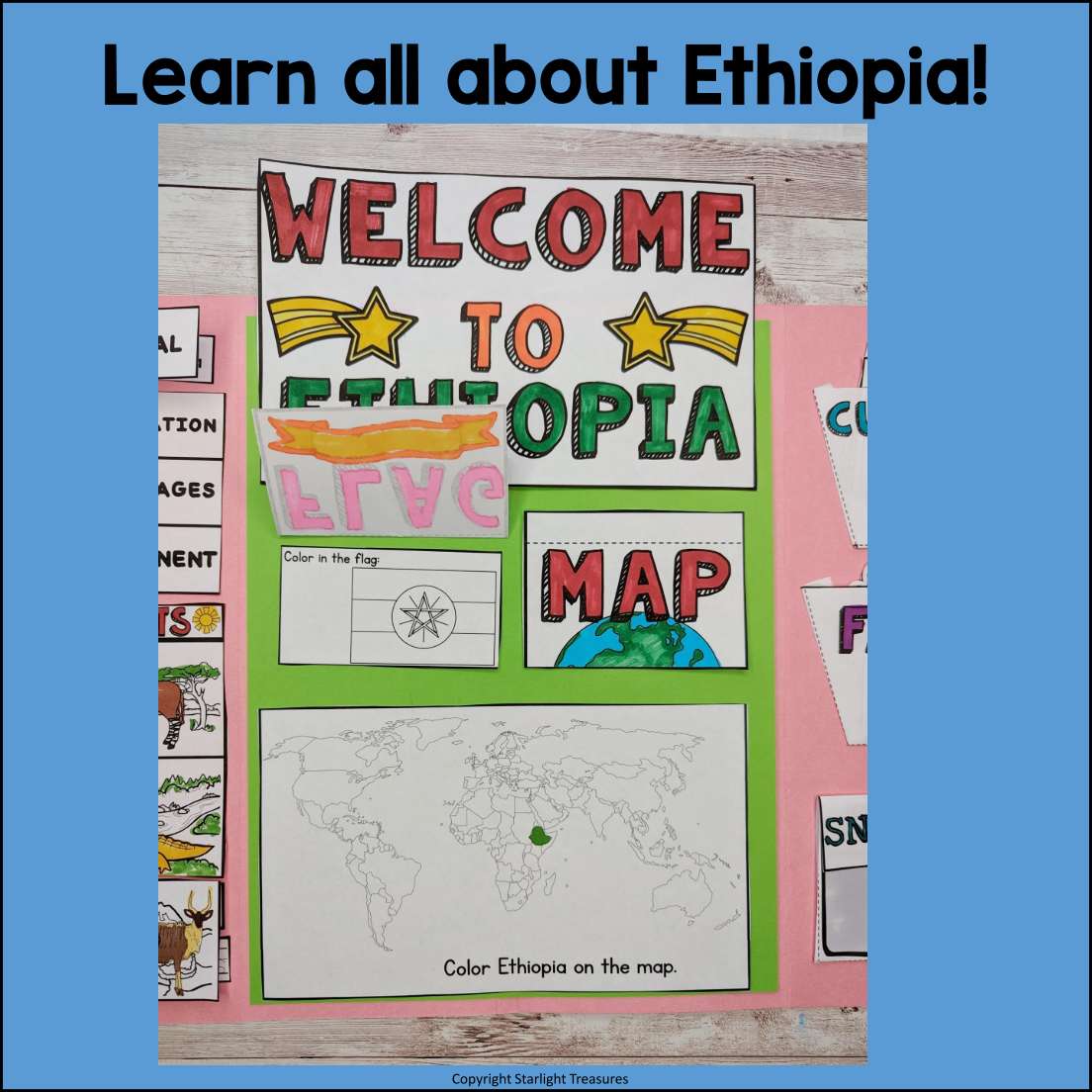 Ethiopia Lapbook for Early Learners - A Country Study