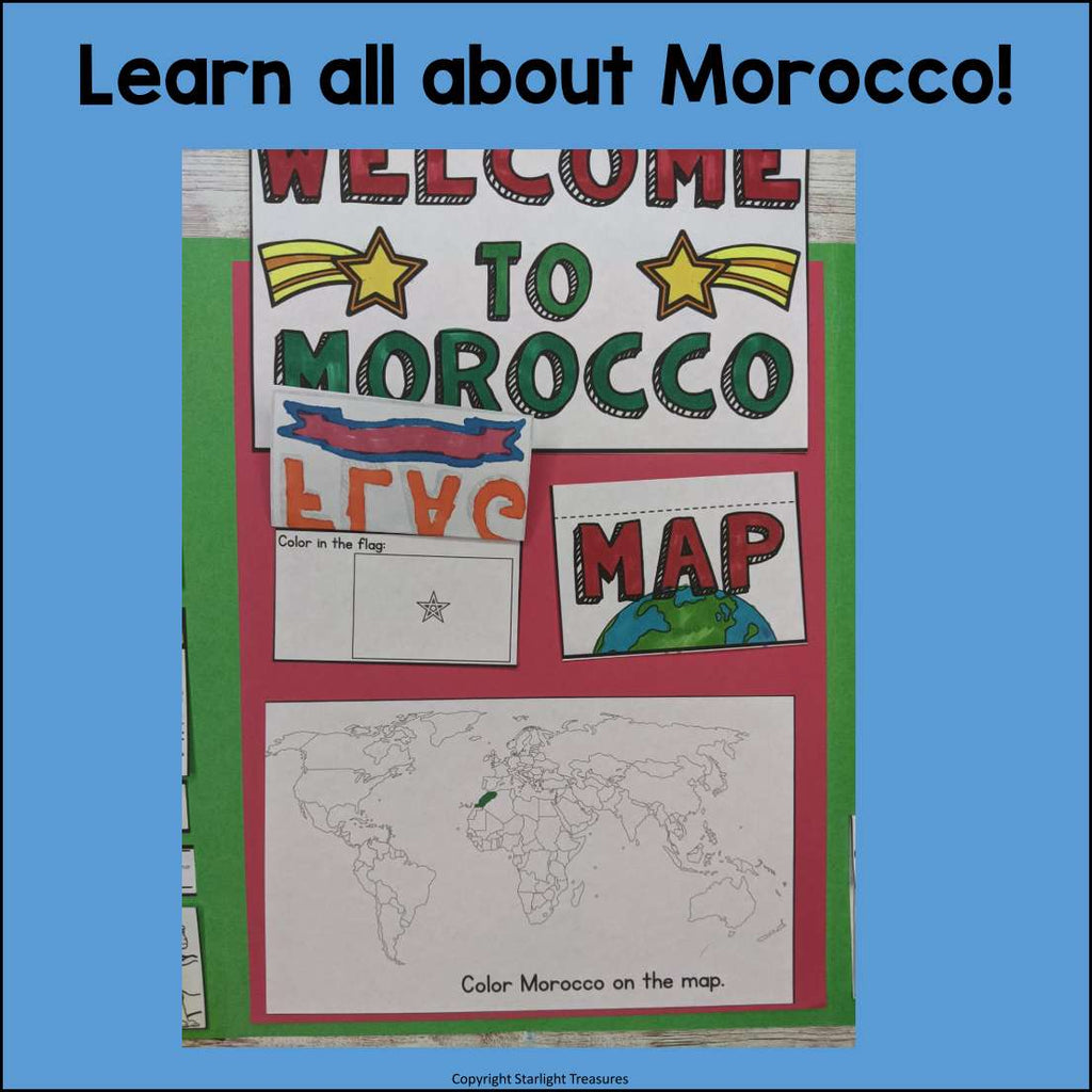 Morocco Lapbook for Early Learners - A Country Study