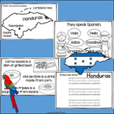 Honduras Mini Book for Early Readers - A Country Study