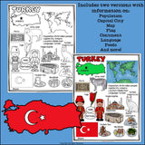 Turkey Fact Sheet for Early Readers - A Country Study