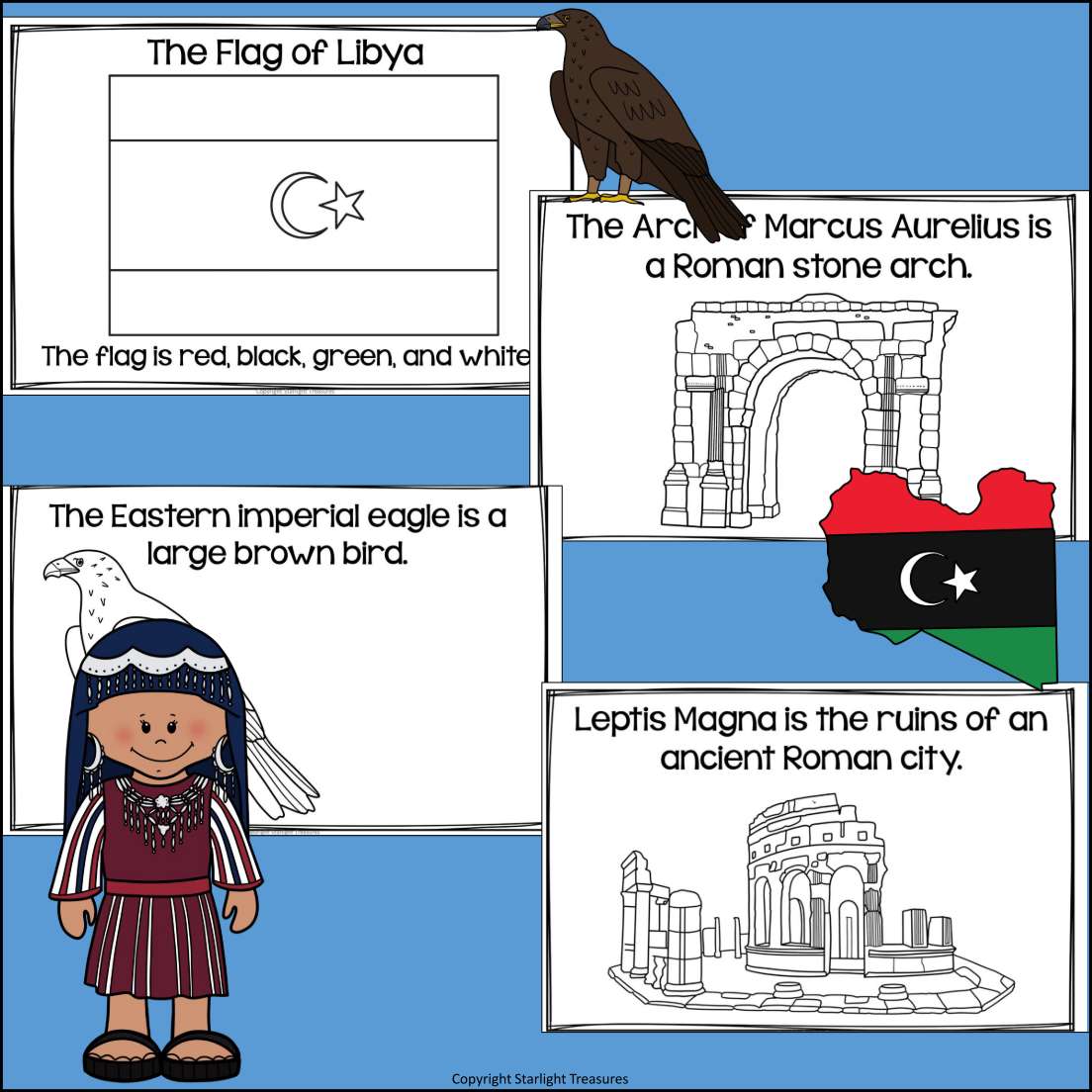 Libya Mini Book for Early Readers - A Country Study