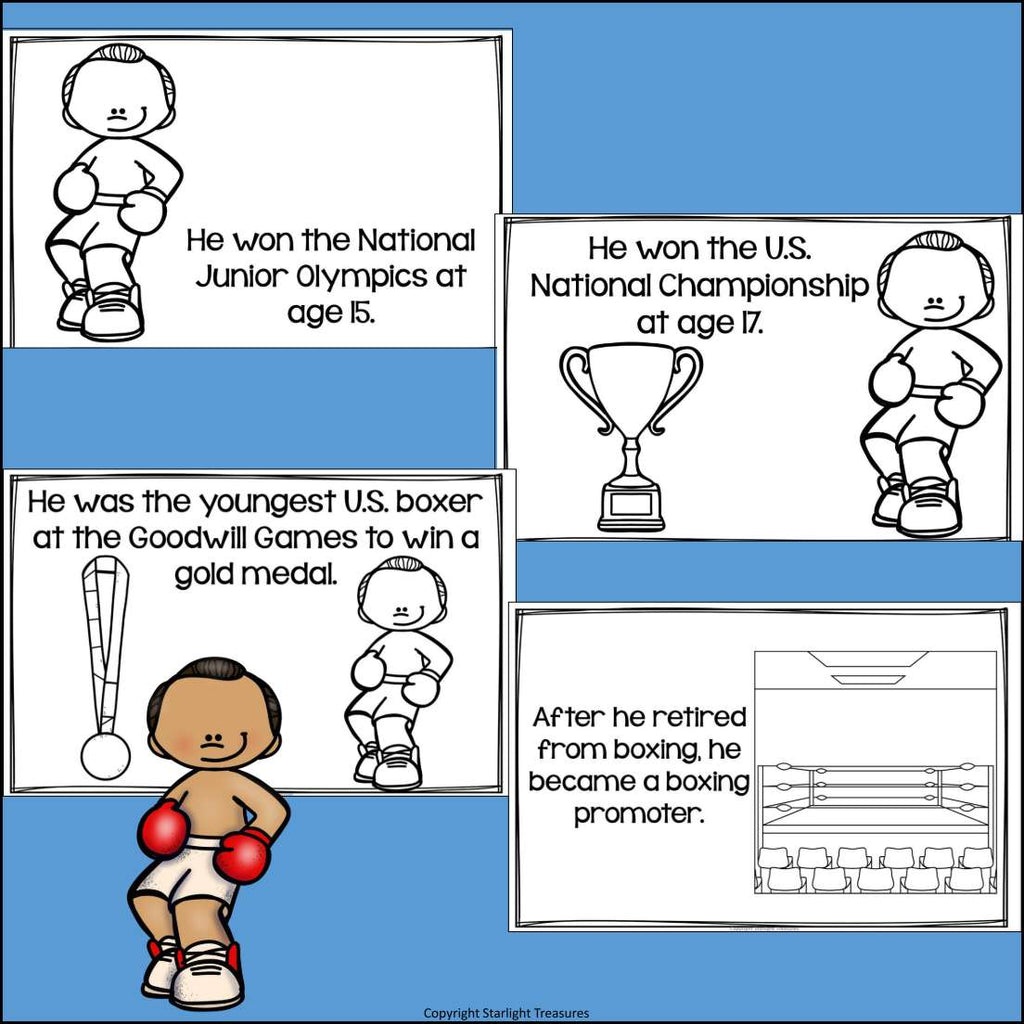 Oscar De La Hoya Mini Book for Early Readers: Hispanic Heritage Month