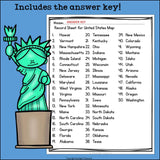 USA Label the Map Printable for Early Readers FREEBIE - USA Map Activity