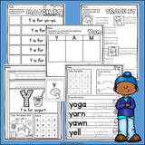 Alphabet Letter of the Week Worksheets for Early Readers - Letter Y