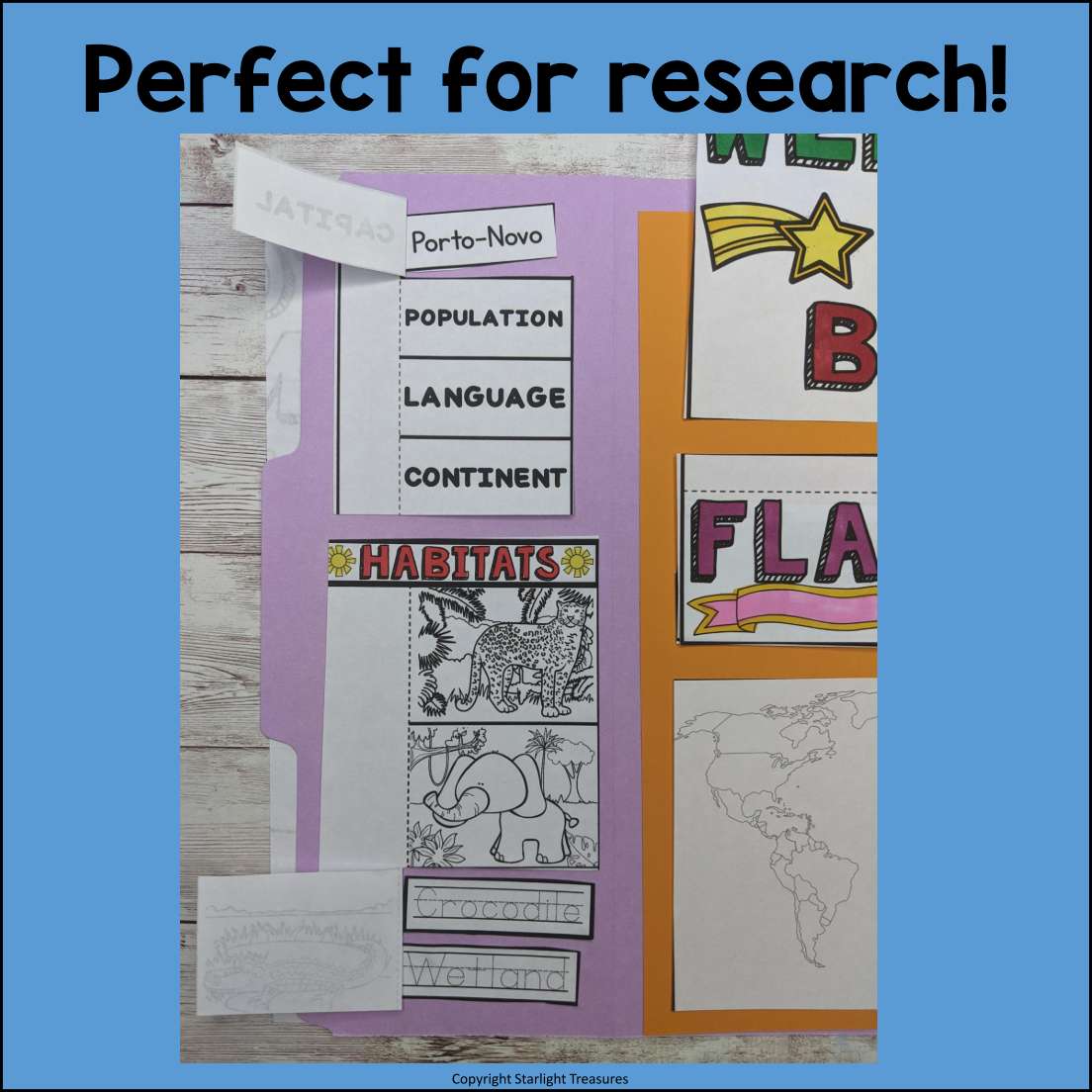 Benin Lapbook for Early Learners - A Country Study