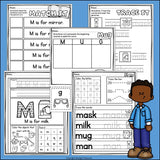 Alphabet Letter of the Week Worksheets for Early Readers - Letter M