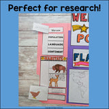 Poland Lapbook for Early Learners - A Country Study