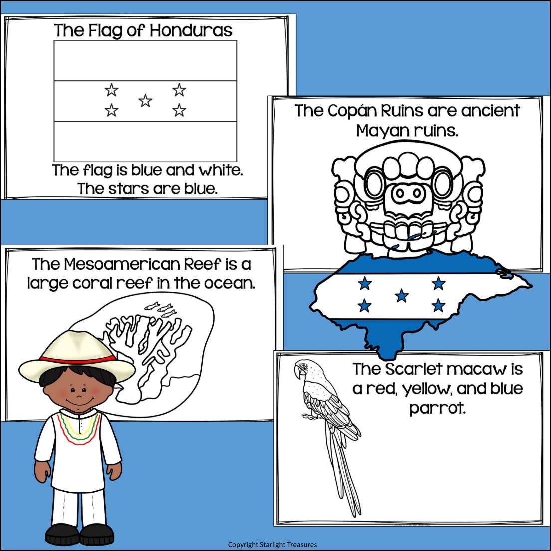 Honduras Mini Book for Early Readers - A Country Study