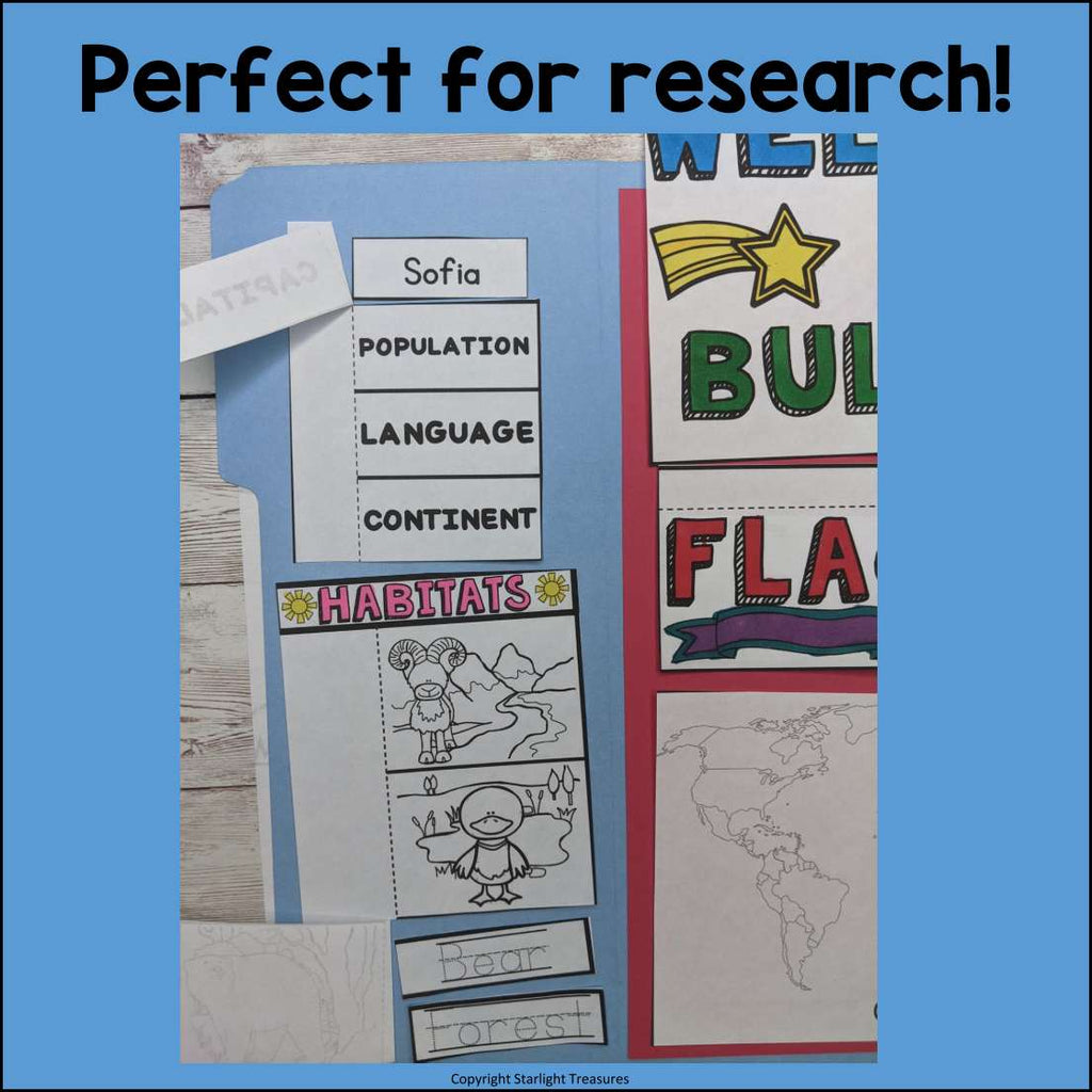 Bulgaria Lapbook for Early Learners - A Country Study