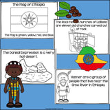 Ethiopia Mini Book for Early Readers - A Country Study