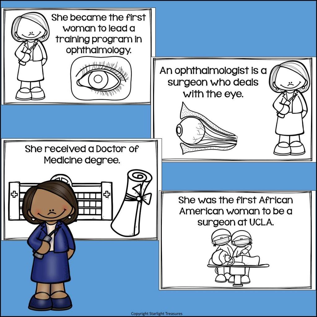 Patricia Bath Mini Book for Early Readers: Black History Month