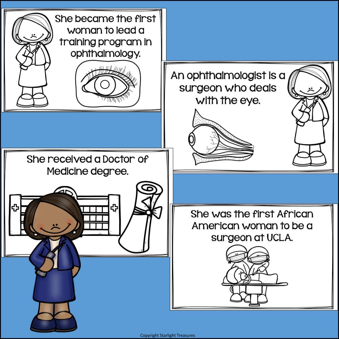 Patricia Bath Mini Book for Early Readers: Black History Month