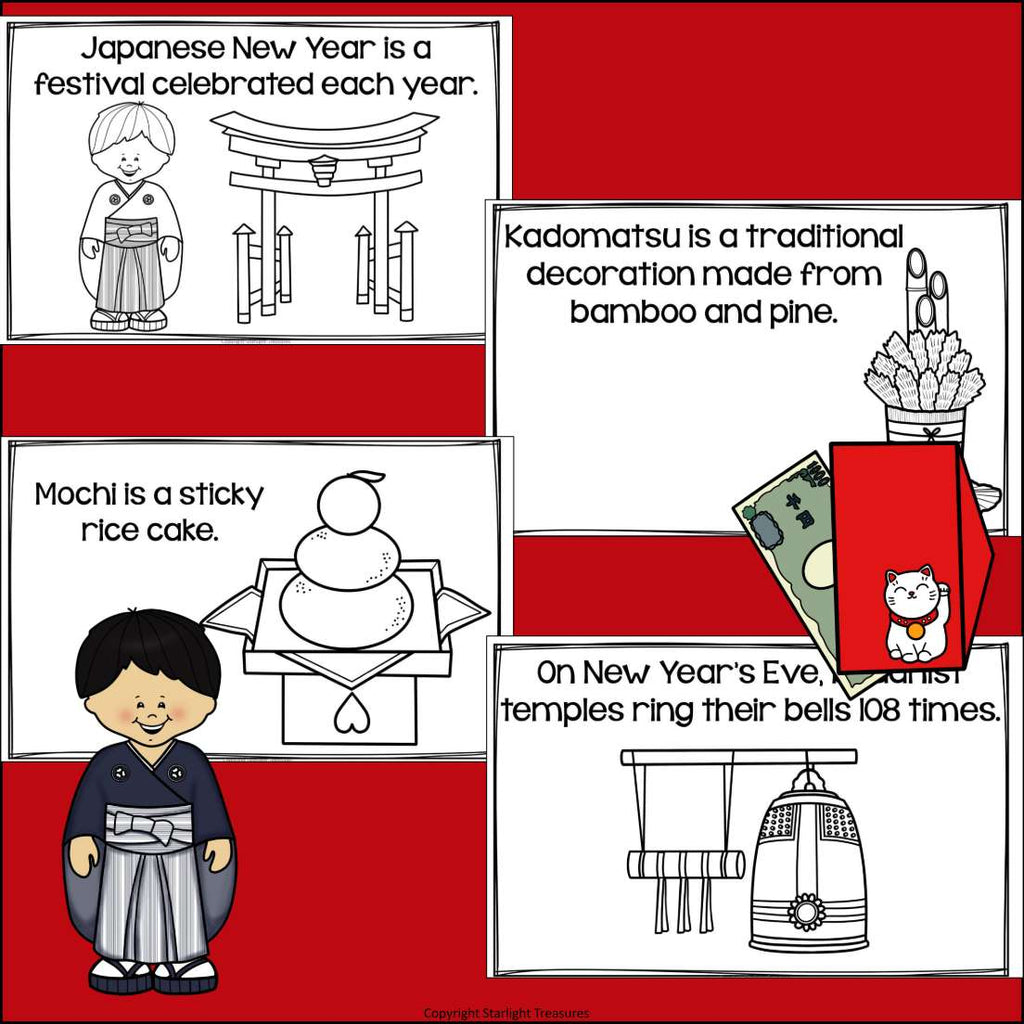 Japanese New Year Mini Book for Early Readers