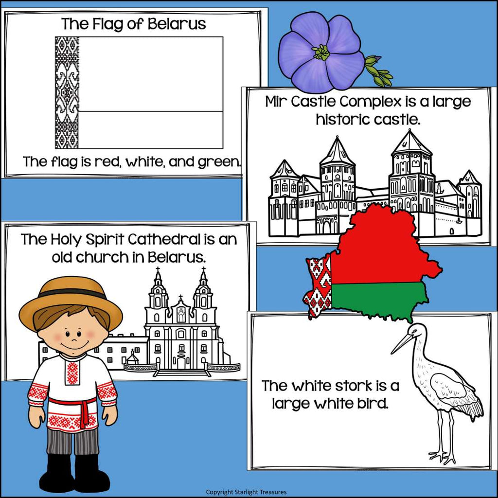 Belarus Mini Book for Early Readers - A Country Study