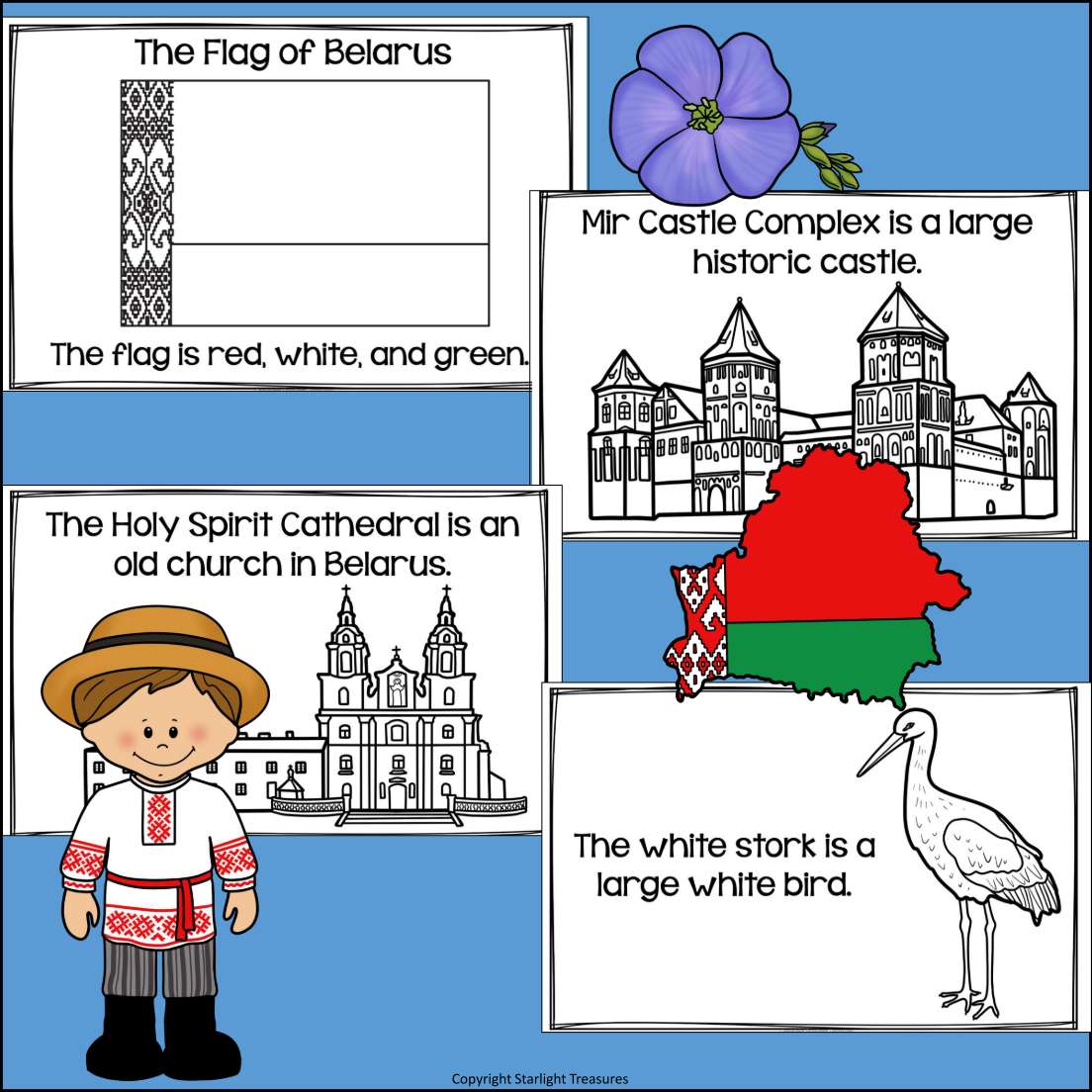 Belarus Mini Book for Early Readers - A Country Study