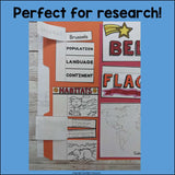 Belgium Lapbook for Early Learners - A Country Study