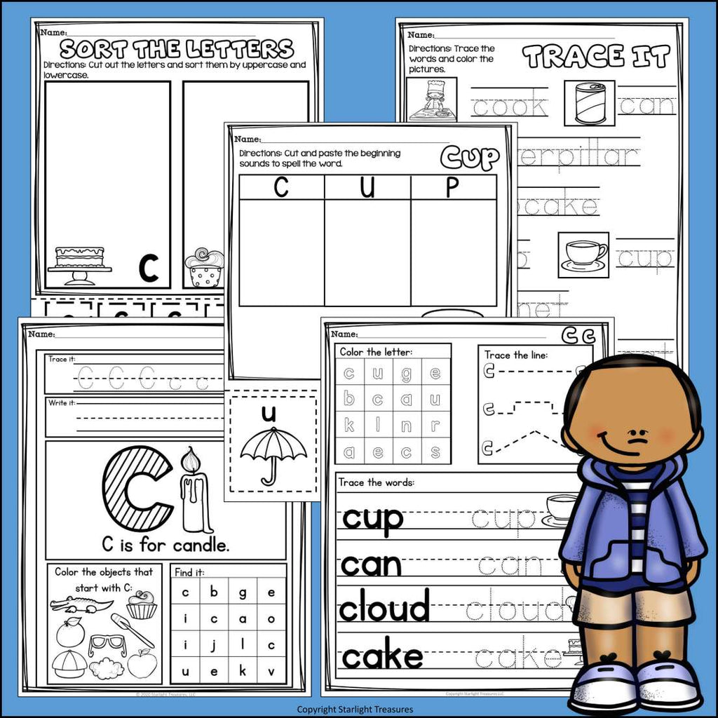 Alphabet Letter of the Week Worksheets for Early Readers - Letter C