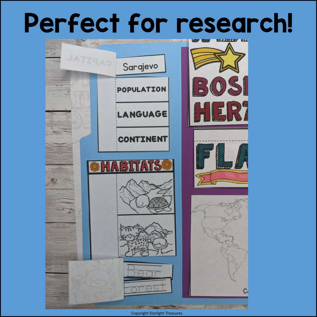 Bosnia and Herzegovina Lapbook for Early Learners - A Country Study