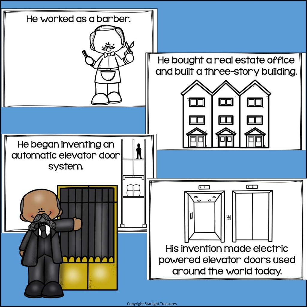 Alexander Miles Mini Book for Early Readers: Black History Month