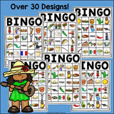 Cinco de Mayo Bingo Cards for Early Readers - Cinco de Mayo Bingo FREEBIE