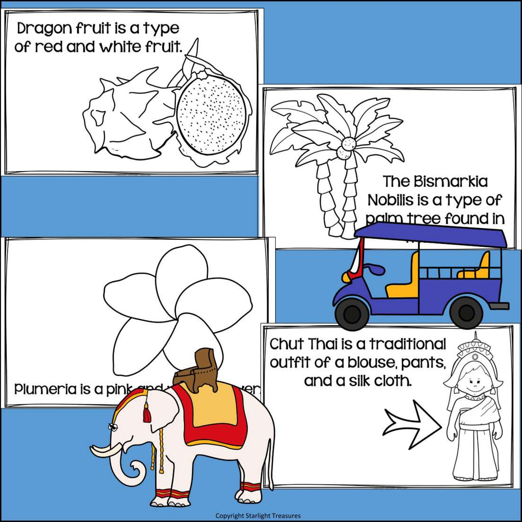 Thailand Mini Book for Early Readers - A Country Study
