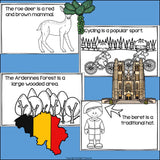 Belgium Mini Book for Early Readers - A Country Study