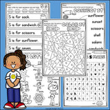 Alphabet Letter of the Week Worksheets for Early Readers - Letter S