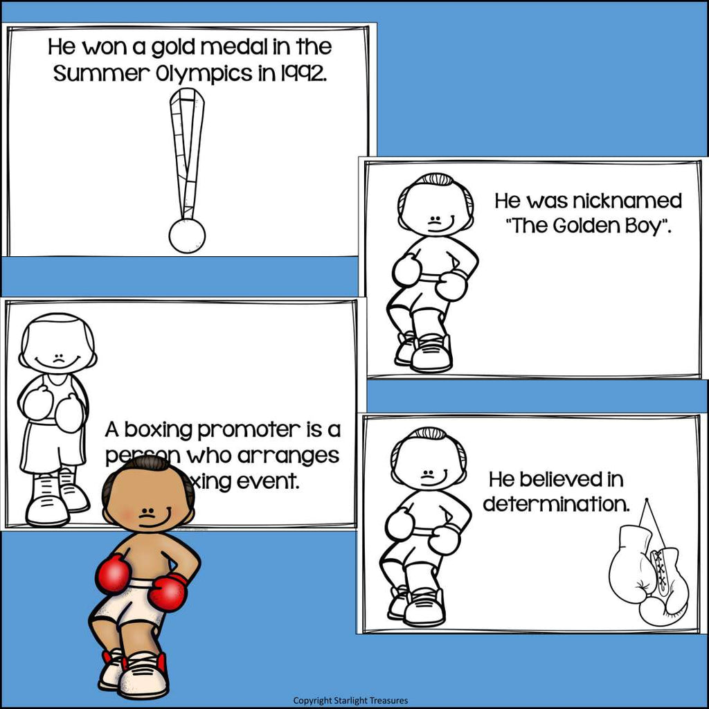 Oscar De La Hoya Mini Book for Early Readers: Hispanic Heritage Month