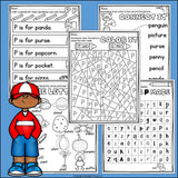 Alphabet Letter of the Week Worksheets for Early Readers - Letter P