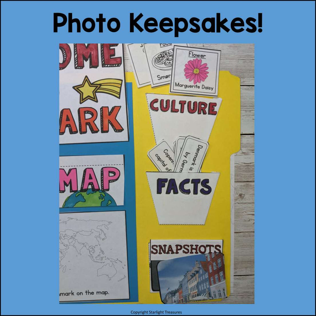 Denmark Lapbook for Early Learners - A Country Study