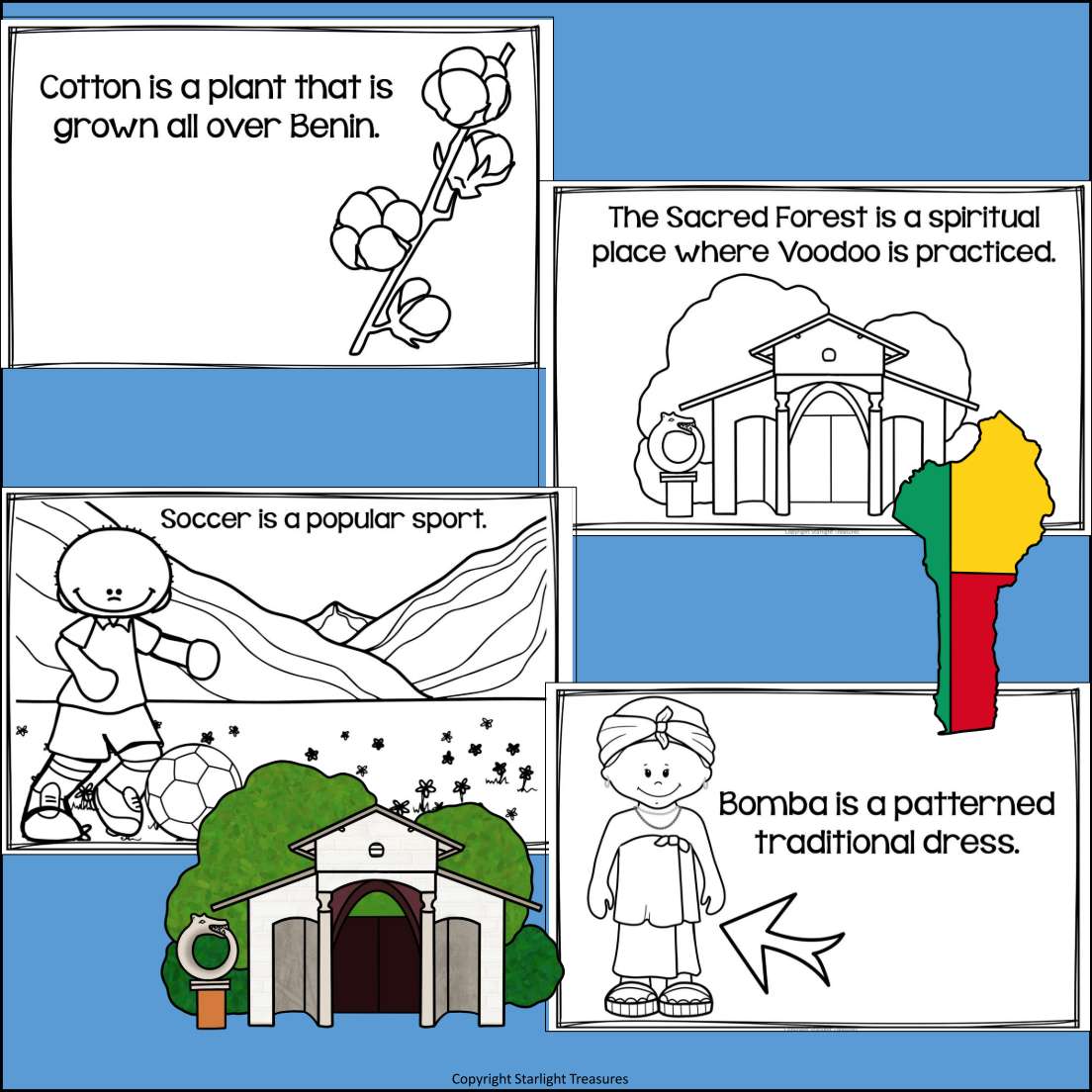 Benin Mini Book for Early Readers - A Country Study