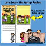 The Miller, His Son, and the Donkey Mini Book for Early Readers - Aesop's Fables