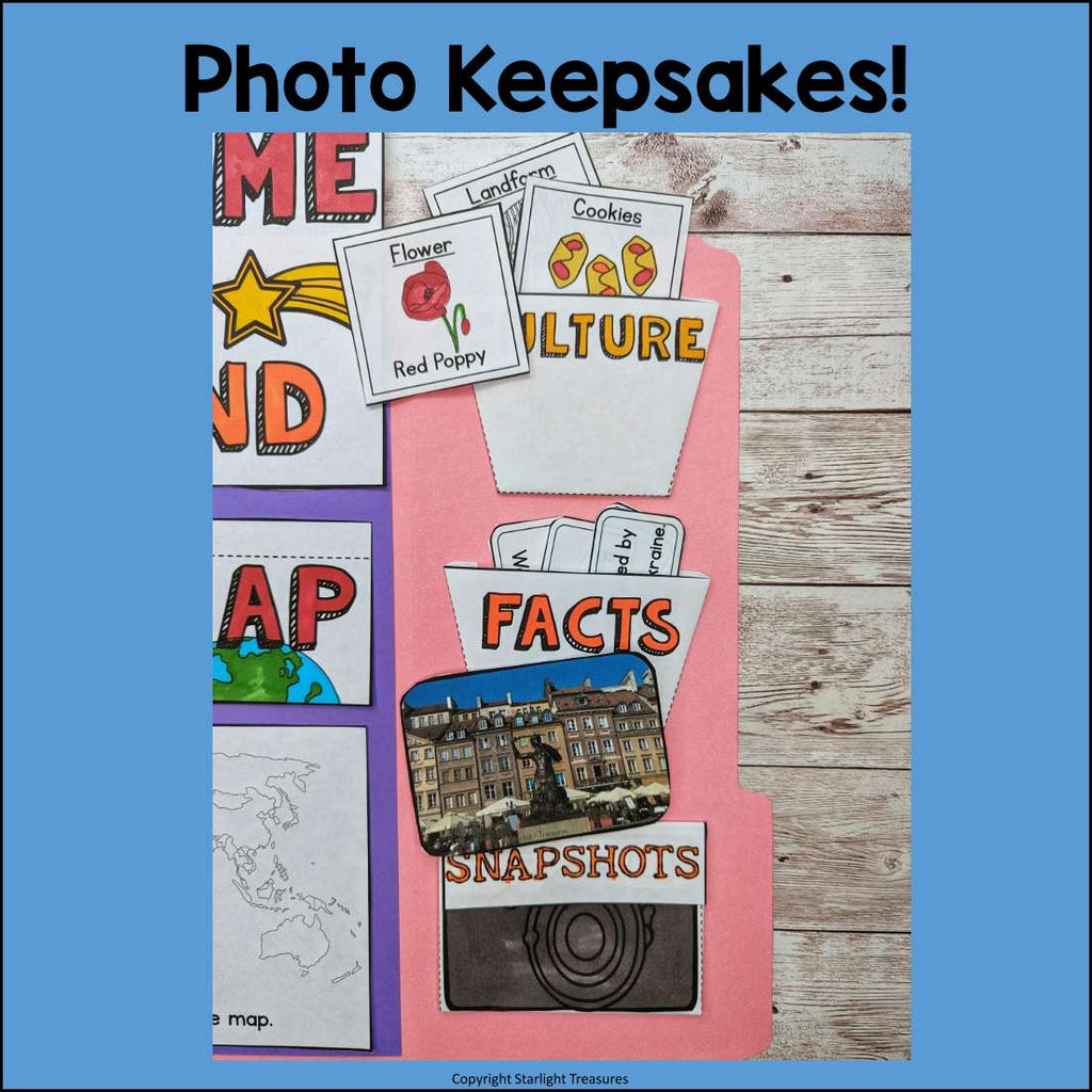 Poland Lapbook for Early Learners - A Country Study