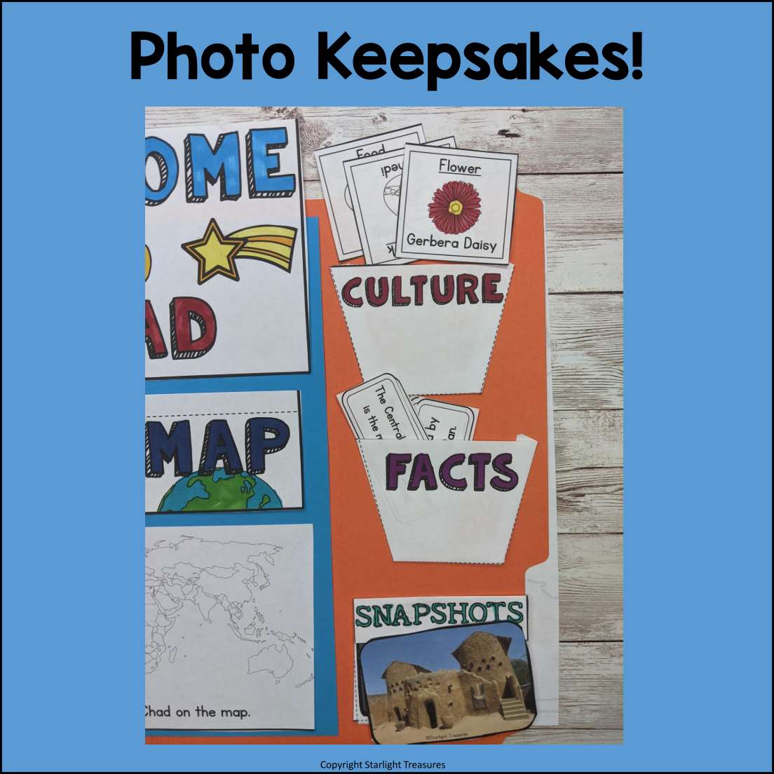 Chad Lapbook for Early Learners - A Country Study