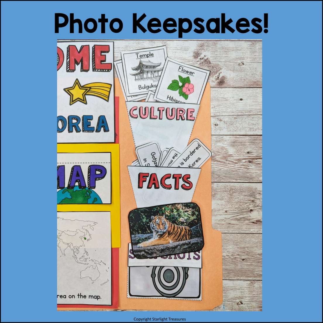 South Korea Lapbook for Early Learners - A Country Study