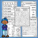 Alphabet Letter of the Week Worksheets for Early Readers - Letter I