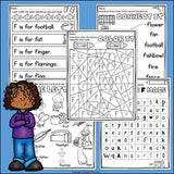 Alphabet Letter of the Week Worksheets for Early Readers - Letter F