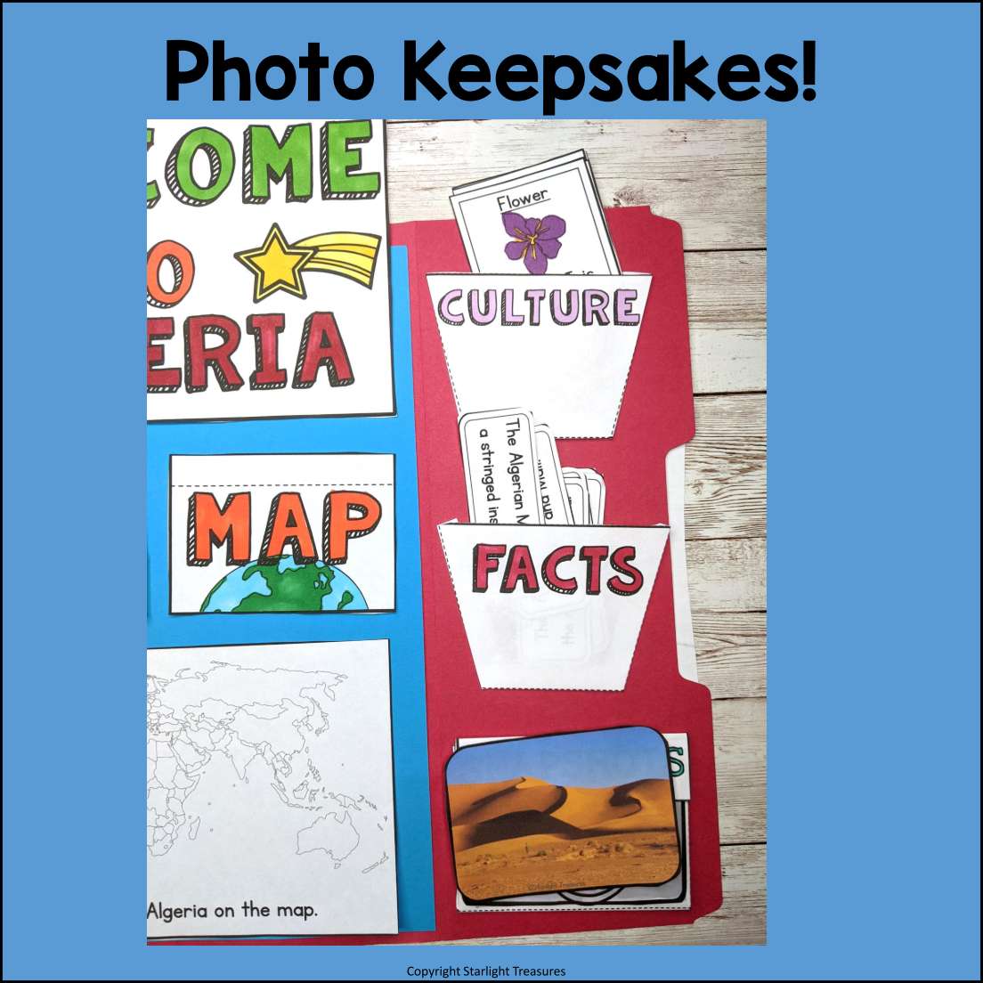 Algeria Lapbook for Early Learners - A Country Study