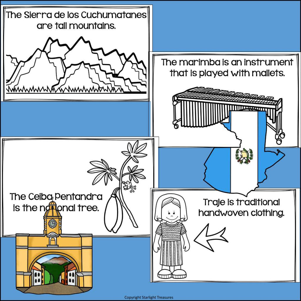 Guatemala Mini Book for Early Readers - A Country Study