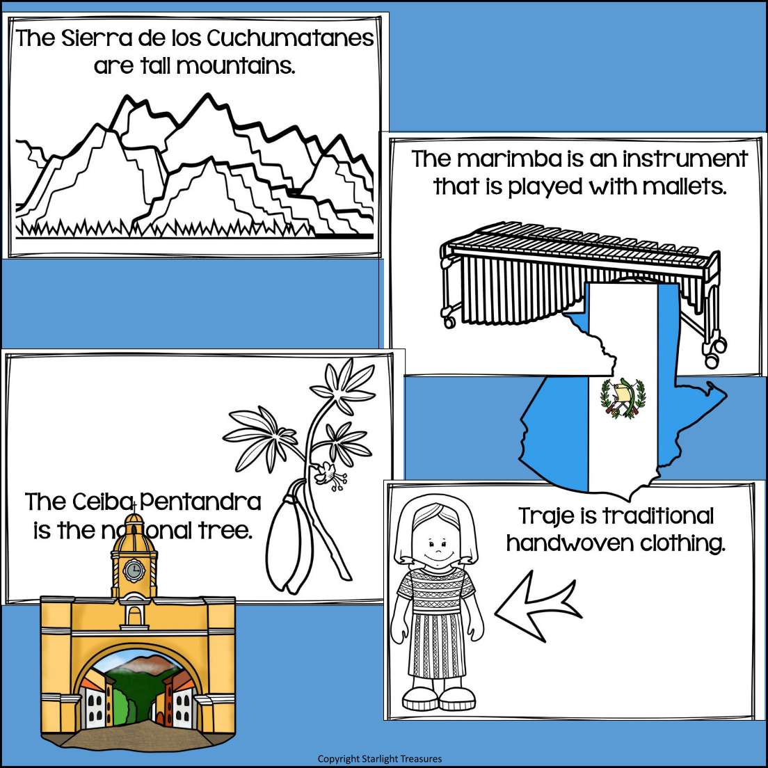 Guatemala Mini Book for Early Readers - A Country Study