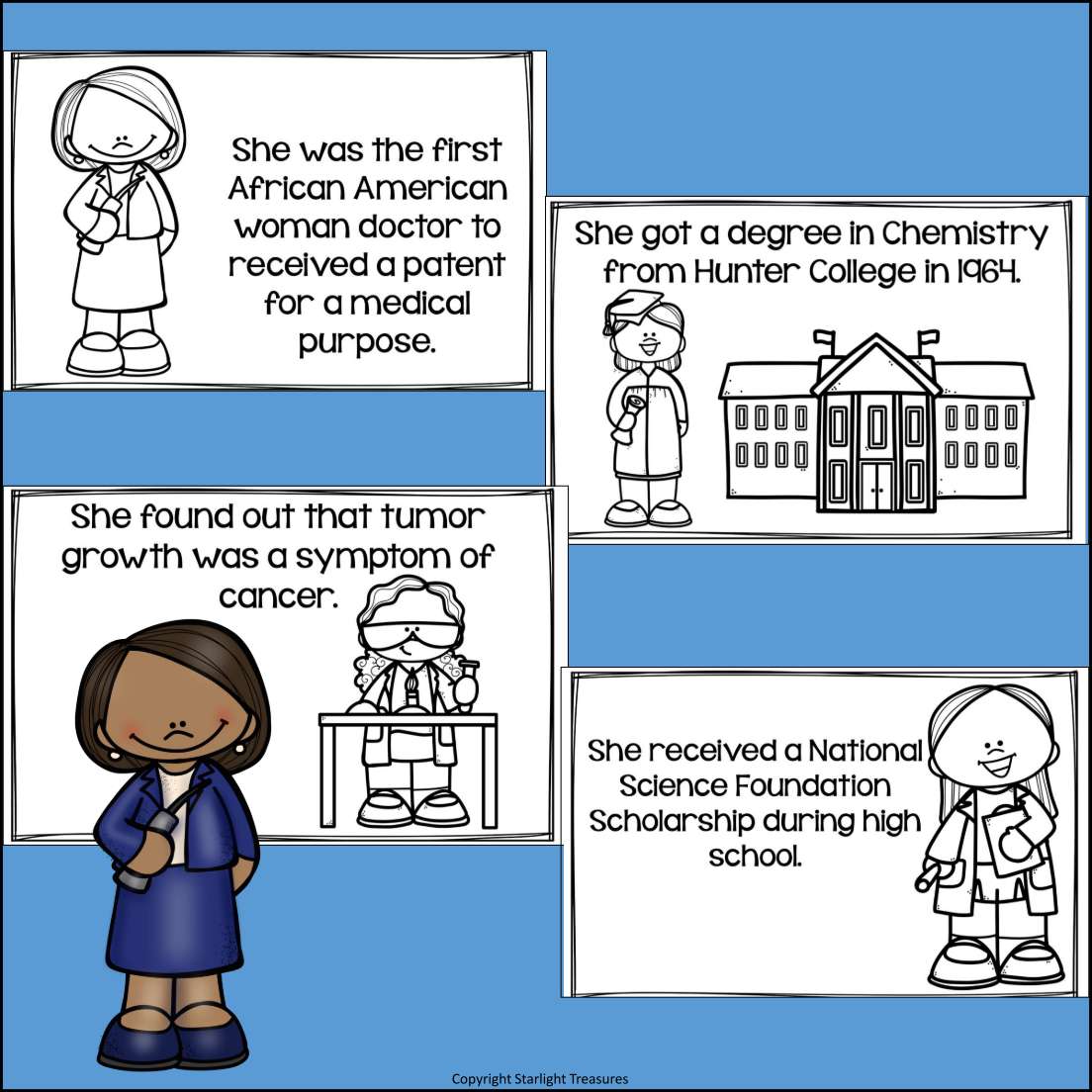 Patricia Bath Mini Book for Early Readers: Black History Month