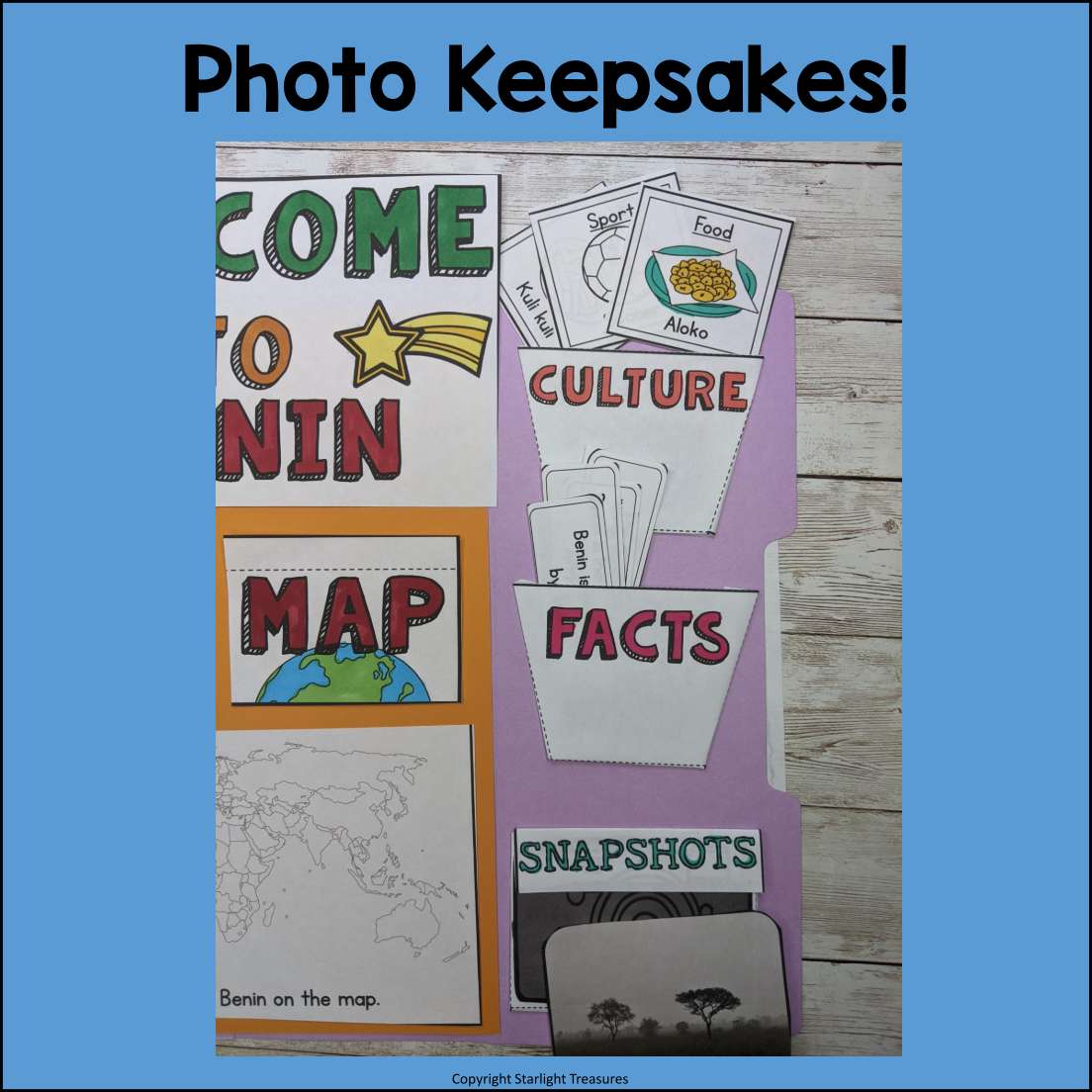 Benin Lapbook for Early Learners - A Country Study