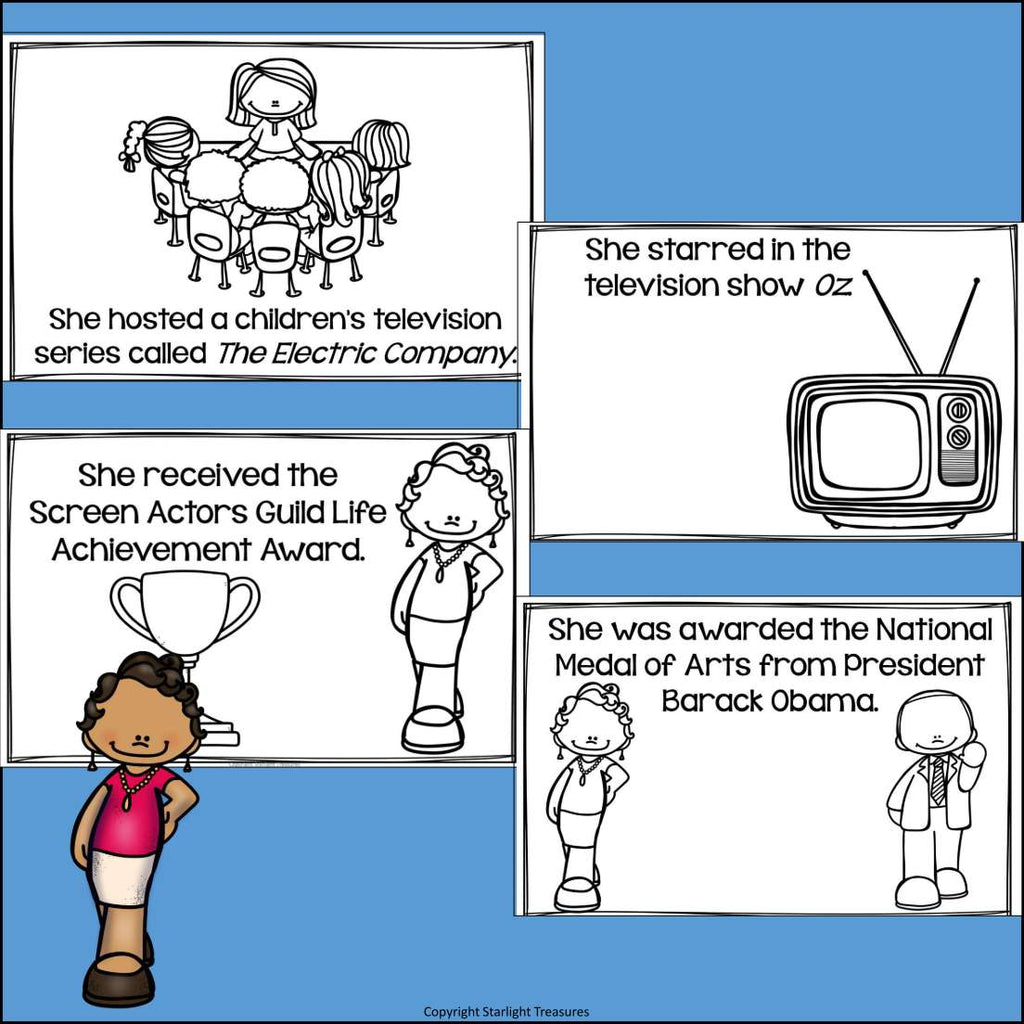 Rita Moreno Mini Book for Early Readers: Hispanic Heritage Month