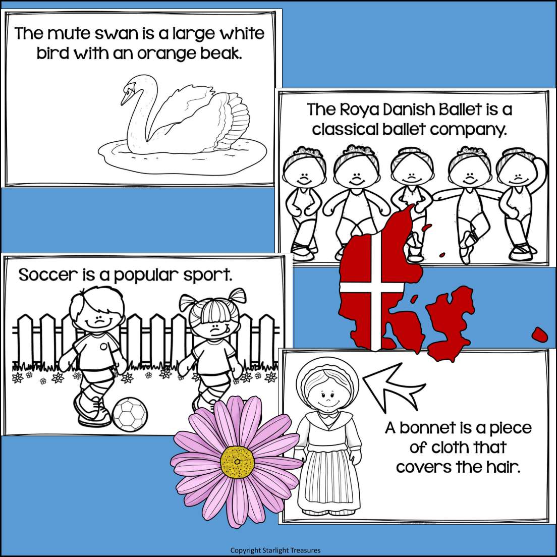 Denmark Mini Book for Early Readers - A Country Study