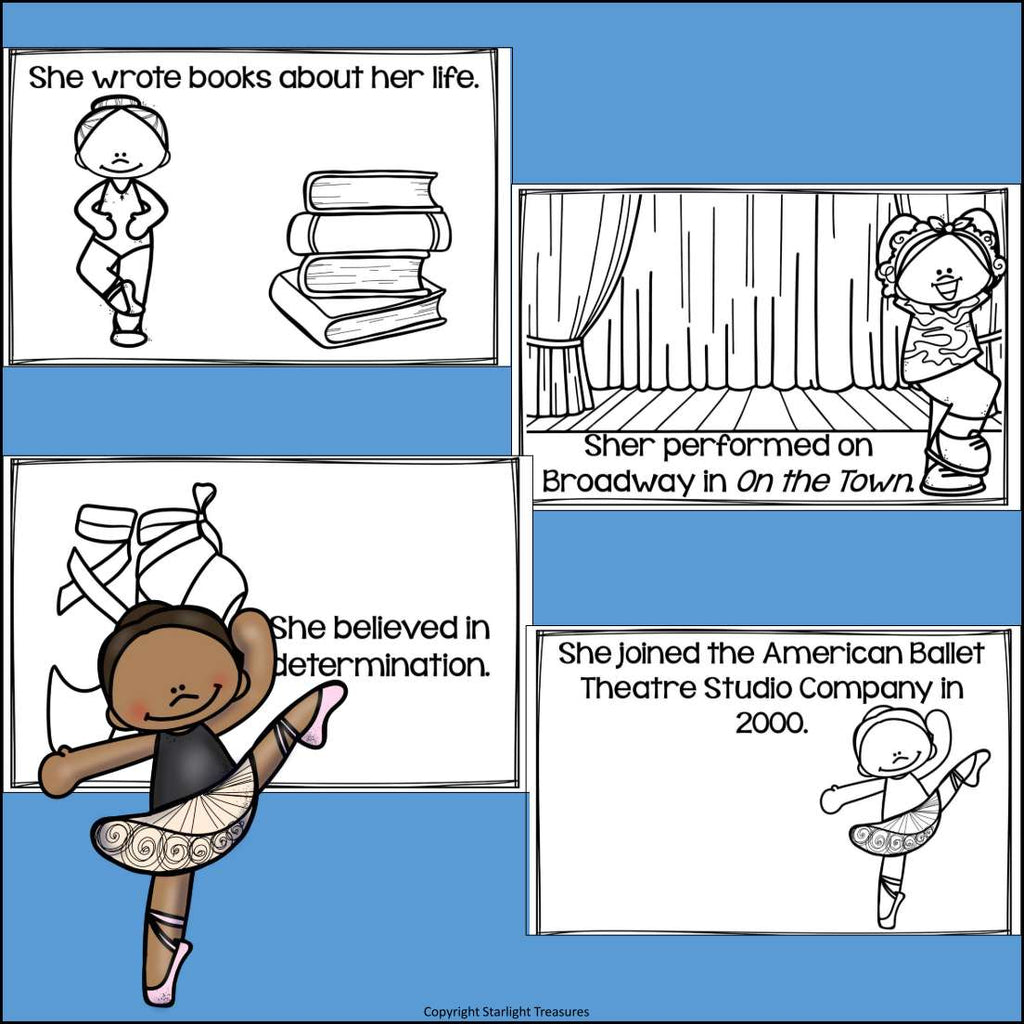 Misty Copeland Mini Book for Early Readers: Black History Month