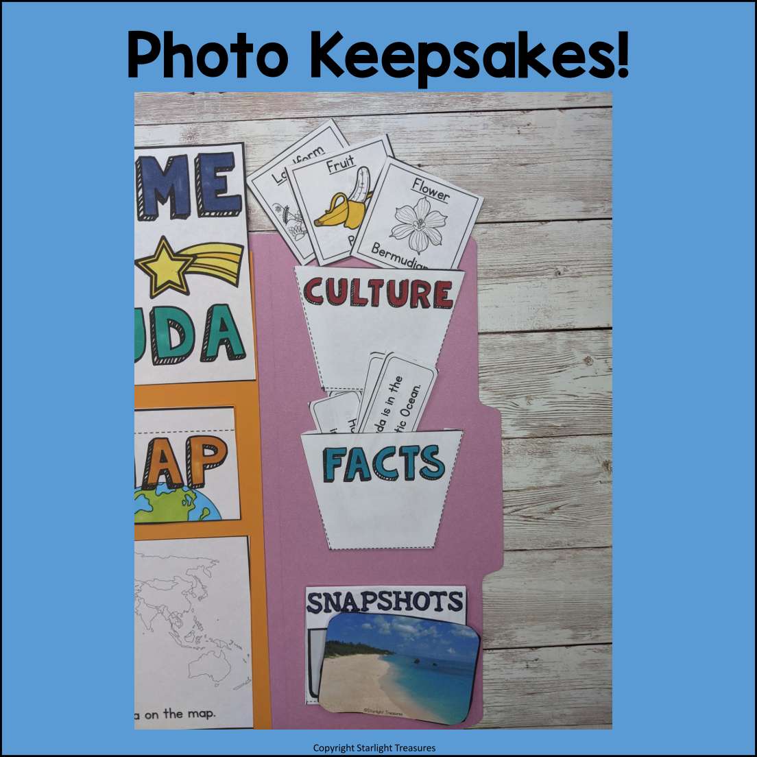 Bermuda Lapbook for Early Learners - A Country Study
