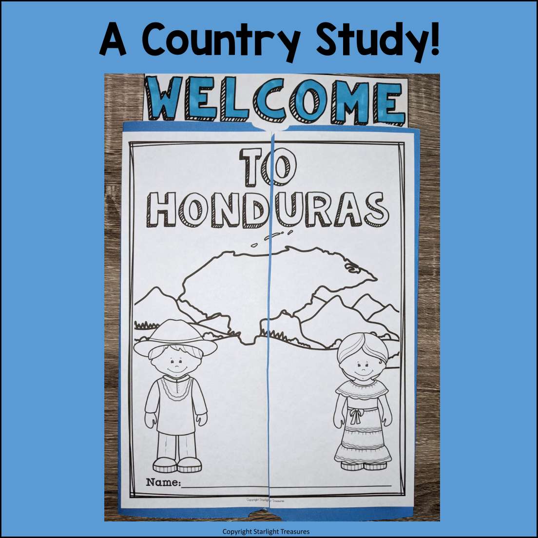 Honduras Lapbook for Early Learners - A Country Study