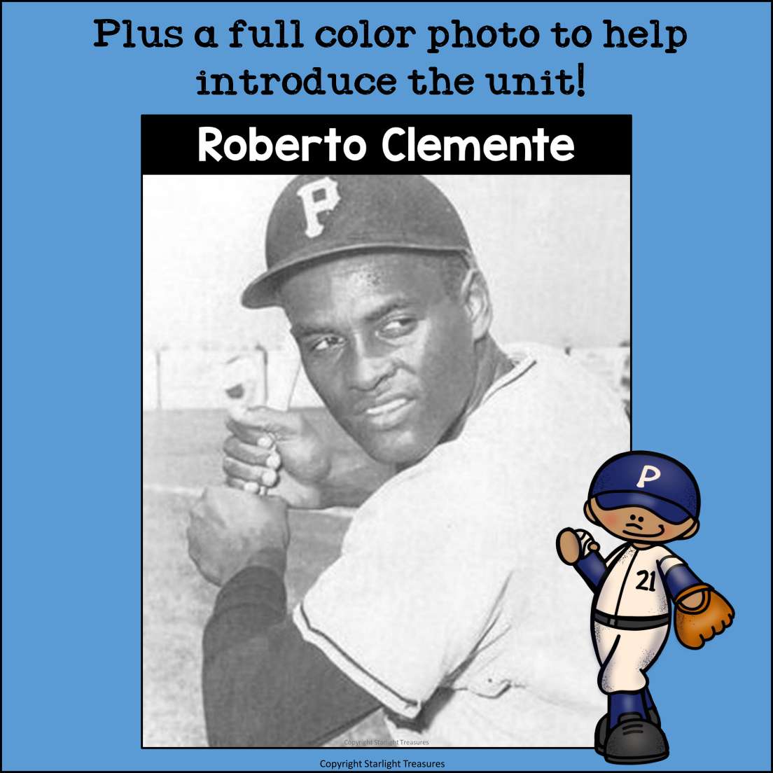 Roberto Clemente coloring page