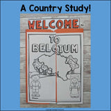 Belgium Lapbook for Early Learners - A Country Study